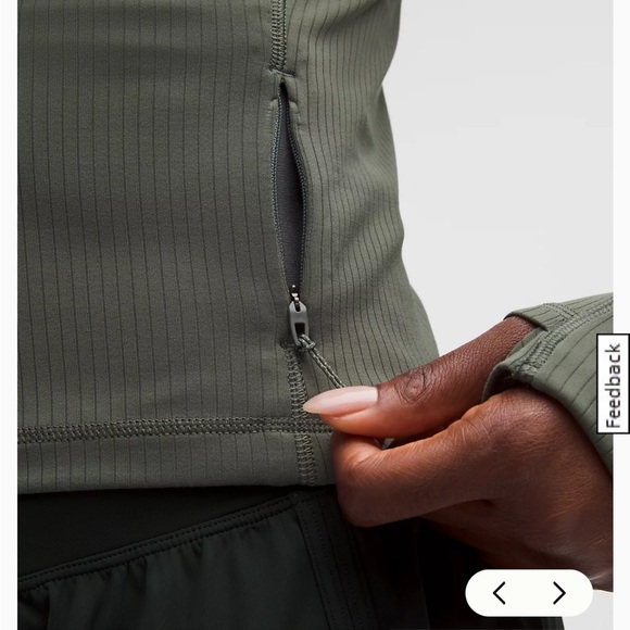 Lululemon It's Rulu Cropped Half Zip - Picture 7 of 8
